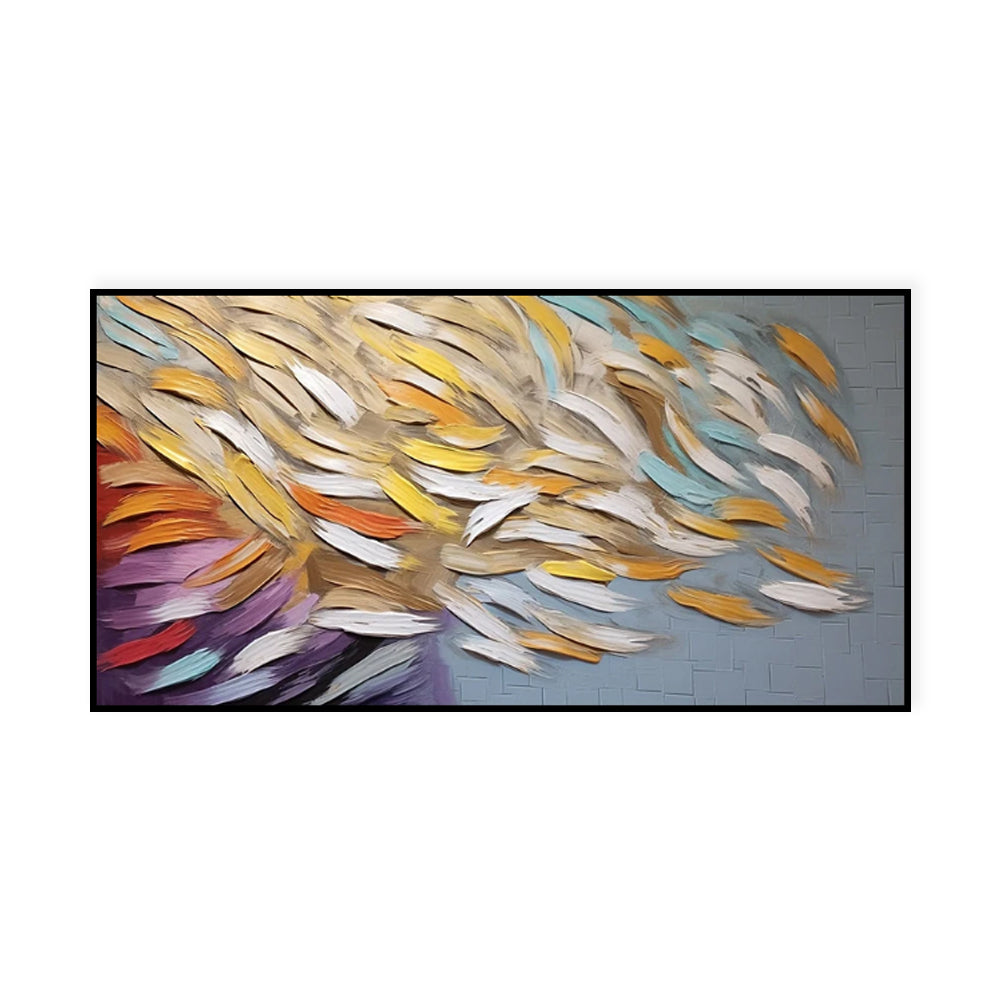 Handmade Oil Painting Canvas Wall Art Decoration Abstract Colourful Pictures Modern Family Bedroom Decor Rolled Frameless Unstretched Painting
