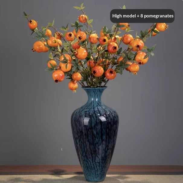 Light-luxury Vintage Vase Ornament Enamel Glass Decor With A Premium Feel For The Living Room