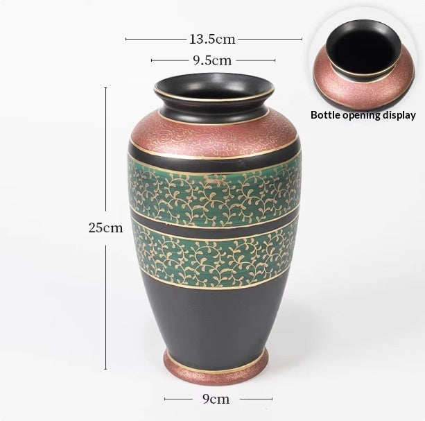 Brand-new Kutani-yaki Vase Ornament For Living Room Desk Decor