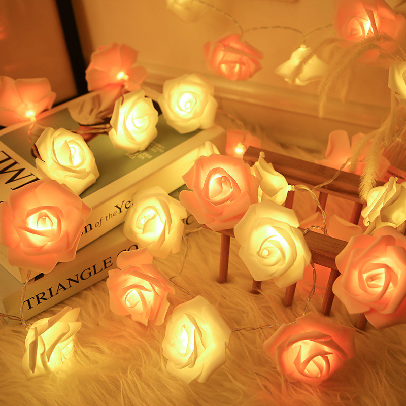 LED Rose String Lights